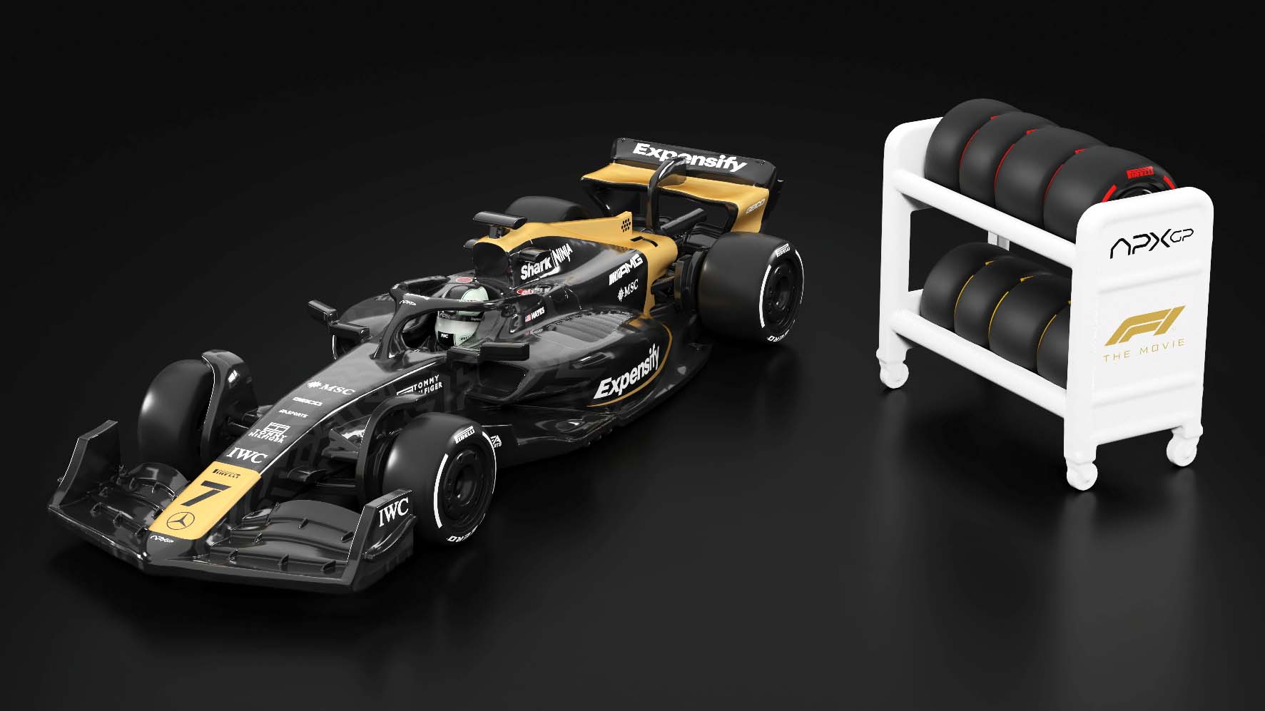 ミニカー Hot Wheels F1 THE MOVIE APXGP Hot Wheels has launched a miniature version of the F1 movie's